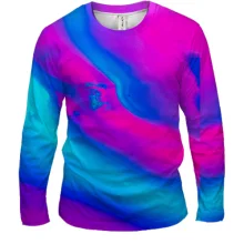 Чоловічий 3D лонгслів Neon streaks