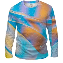 Чоловічий 3D лонгслів Multicolor abstraction 10