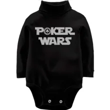 Детское боди с длинным рукавом Poker Wars