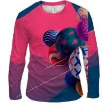 Мужской 3D лонгслив Multicolor balls
