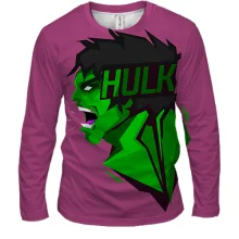Чоловічий 3D лонгслів Hulk