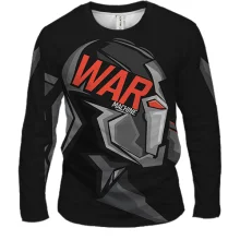 Мужской 3D лонгслив WAR