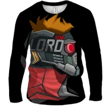 Мужской 3D лонгслив LORD