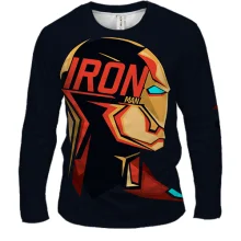 Мужской 3D лонгслив IRONman
