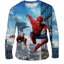 Мужской 3D лонгслив SPIDERMAN