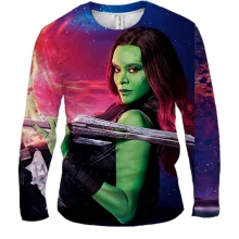 Мужской 3D лонгслив Gamora Avengers