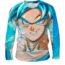 Мужской 3D лонгслив Dragon Ball