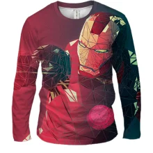 Чоловічий 3D лонгслів Iron man attacks