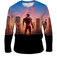 Чоловічий 3D лонгслів Avangers.