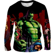 Мужской 3D лонгслив Avangers comics