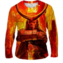 Чоловічий 3D лонгслів HELLBOY
