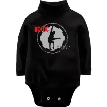 Детское боди с длинным рукавом AC/DC Black Ice