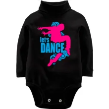 Дитяче боді з довгим рукавом Let's Dance