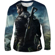 Мужской 3D лонгслив Just Cause 4