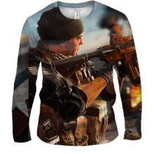 Мужской 3D лонгслив Battlefield 4