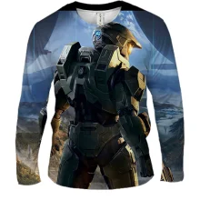 Мужской 3D лонгслив Halo Infinite.
