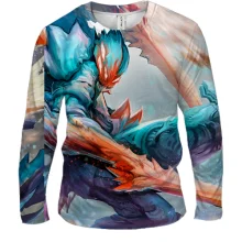 Чоловічий 3D лонгслів Multi-colored creation