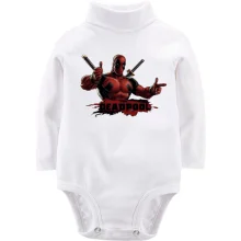 Дитяче боді з довгим рукавом DEADPOOL