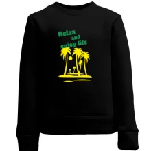 Детский свитшот Relax & enjoy