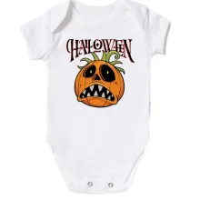Детское боди Halloween с тыквой