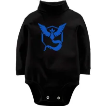 Детское боди с длинным рукавом Team Mystic