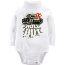 Детское боди с длинным рукавом WOT - Roll out