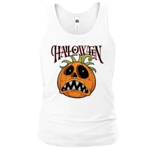 Мужская майка Halloween с тыквой