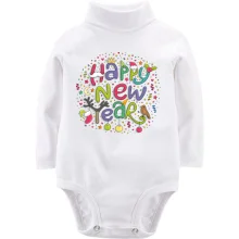 Детское боди с длинным рукавом Happy New Year (2)