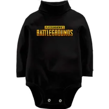 Детское боди с длинным рукавом PlayerUnknown’s Battlegrounds logo