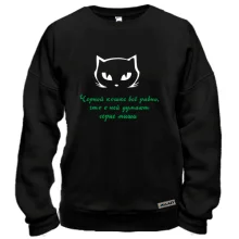 Свитшот Черная кошка