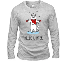 Лонгслив Hello winter