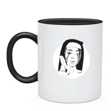 Чашка Nun with black tears