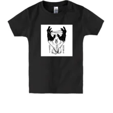 Детская футболка Black hands with thread