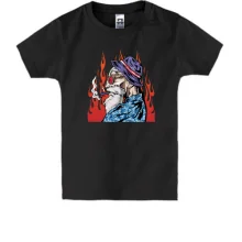 Детская футболка Fire grandfather