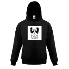 Детская толстовка Black hands with thread
