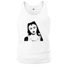 Мужская майка Nun with black eyes