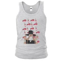 Мужская майка Girl with hat