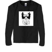 Детский лонгслив Black hands with thread
