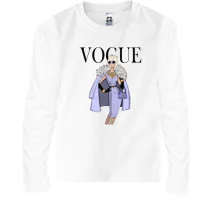 Детский лонгслив VOGUE blonde girl 3