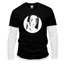 Комбинированный лонгслив Nun with black tears