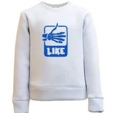 Детский свитшот Like (Halloween style)