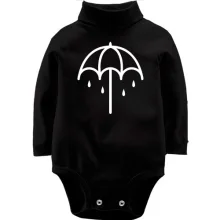 Детское боди с длинным рукавом c Bring me the horizon - Happy song