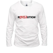 Лонгслив с надписью REVOLUTION LOVE (2)