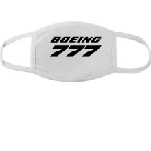 Тканевая маска для лица Boeing 777 лого