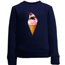 Детский свитшот Ice cream with cherries