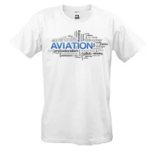 Мужская футболка Aviation words