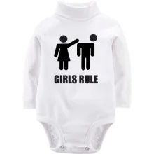 Дитяче боді з довгим рукавом Girls rule