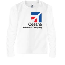 Дитячий лонгслів Cessna logo