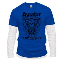 Мужской лонгслив Комби Aviator TOP Secret