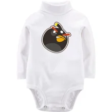 Детское боди с длинным рукавом Black bird 2